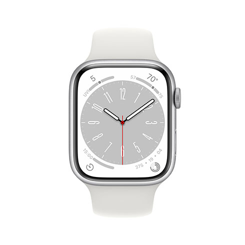Apple Watch Series 8 GPS 45mm Stříbrný hliník *Použitý s DPH – Třída C*