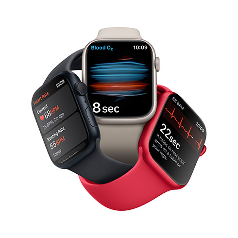 Apple Watch Series 8 GPS 45mm Stříbrný hliník *Použitý s DPH – Třída C*
