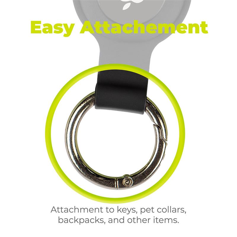 Mobile Origin puzdro Airtag KeyChain pre Apple Airtag - Black