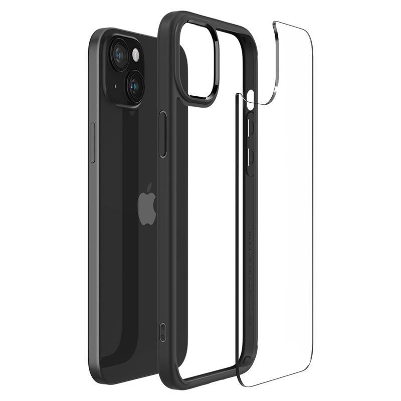Spigen kryt Crystal Hybrid pro iPhone 15 - Matte Black