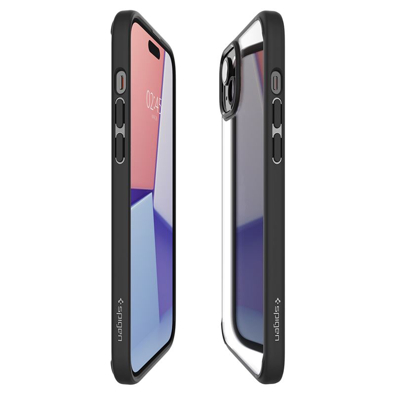 Spigen kryt Crystal Hybrid pro iPhone 15 - Matte Black