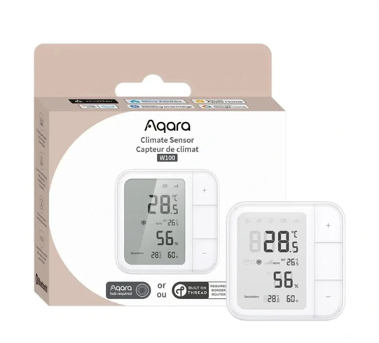 Aqara Smart Home Climate Sensor W100 - Zigbee a Thread
