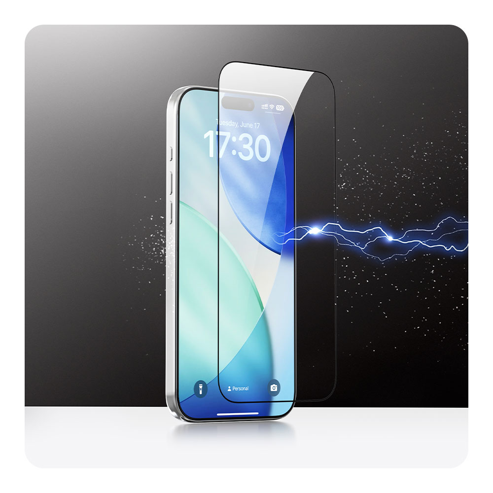 Devia ochranné sklo Van Series pro iPhone Air - Black Frame