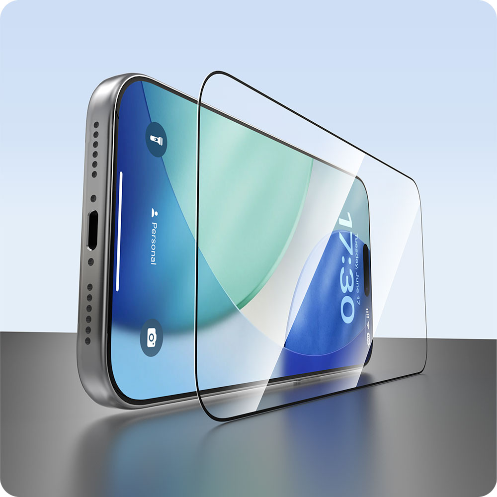 Devia ochranné sklo Van Series pro iPhone 17 Pro Max - Black Frame