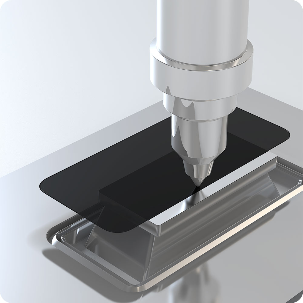 Devia ochranné sklo Van Series Privacy pre iPhone 17 Pro - Black Frame