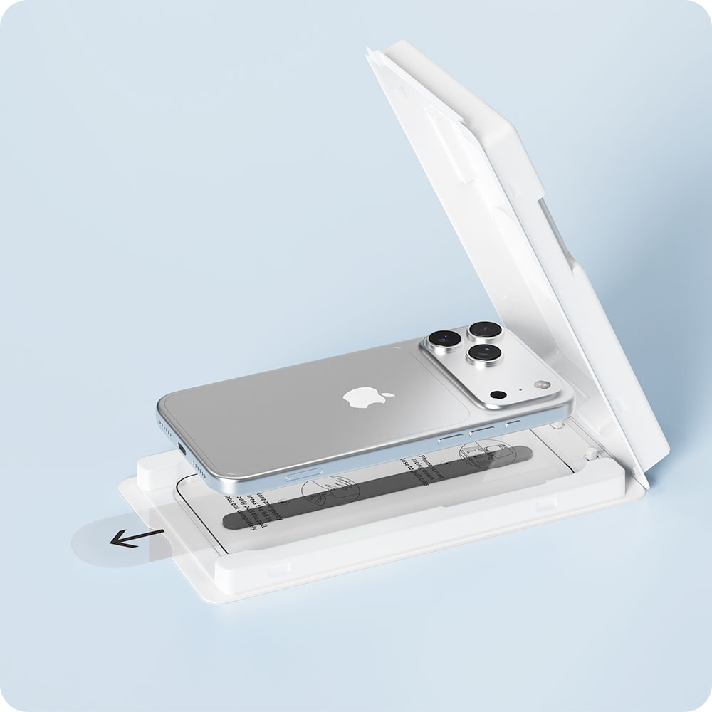 Devia ochranné sklo Van Series Anti-Reflection pro iPhone Air - Black Frame