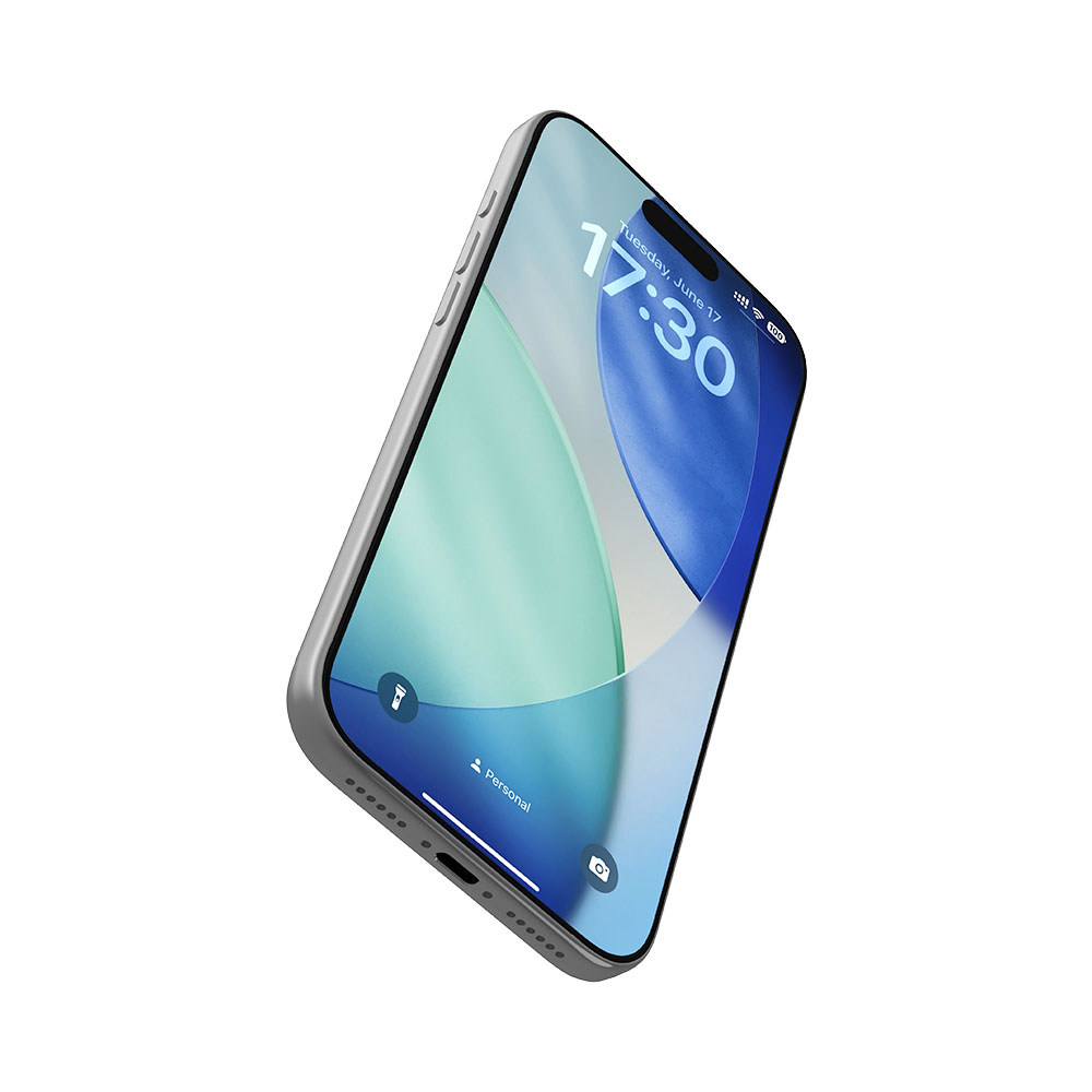 Devia ochranné sklo Van Series Anti-Reflection pre iPhone 17 Pro - Black Frame