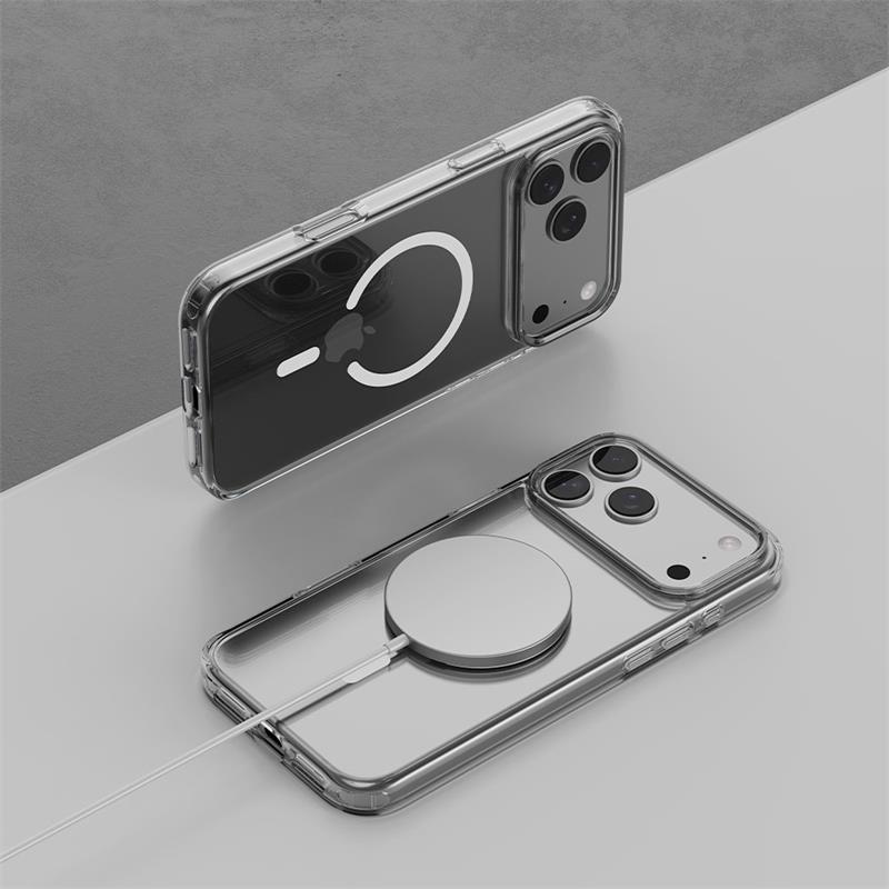 Devia kryt Pure Clear Shockproof Magnertic Case pre iPhone 17 - Clear