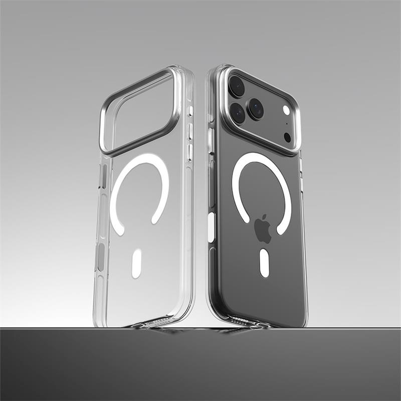 Devia kryt Crystal Shockproof Magnertic Case pre iPhone 17 Pro Max - Clear