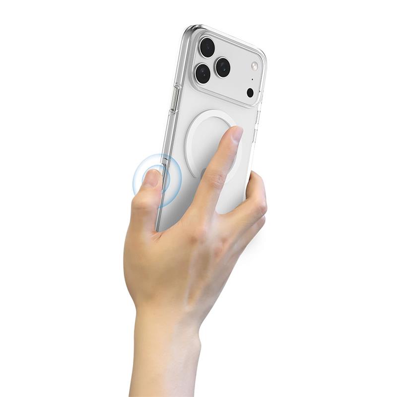 Comma kryt Elemental Series Magnetic Case pre iPhone 17 Pro Max - Clear