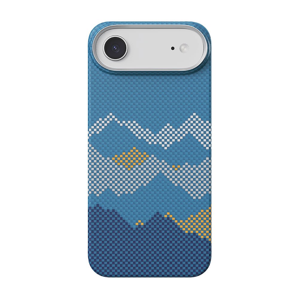 Comma kryt Woven Kevlar Magnetic Shockproof Case pre iPhone Air - Mountain View
