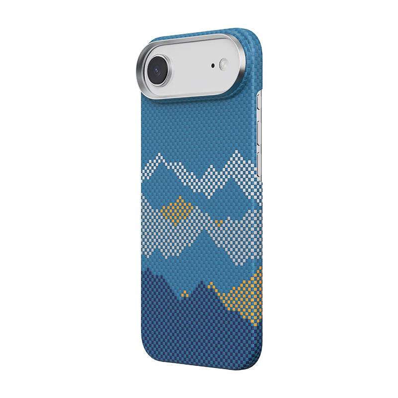 Comma kryt Woven Kevlar Magnetic Shockproof Case pre iPhone Air - Mountain View