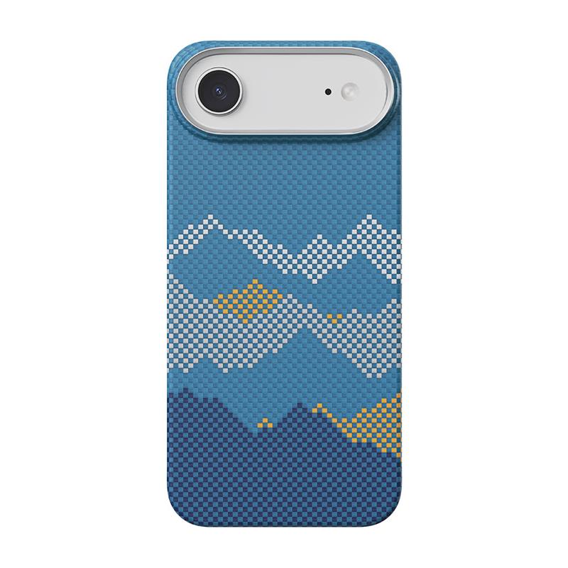 Comma kryt Woven Kevlar Magnetic Shockproof Case pre iPhone Air - Mountain View