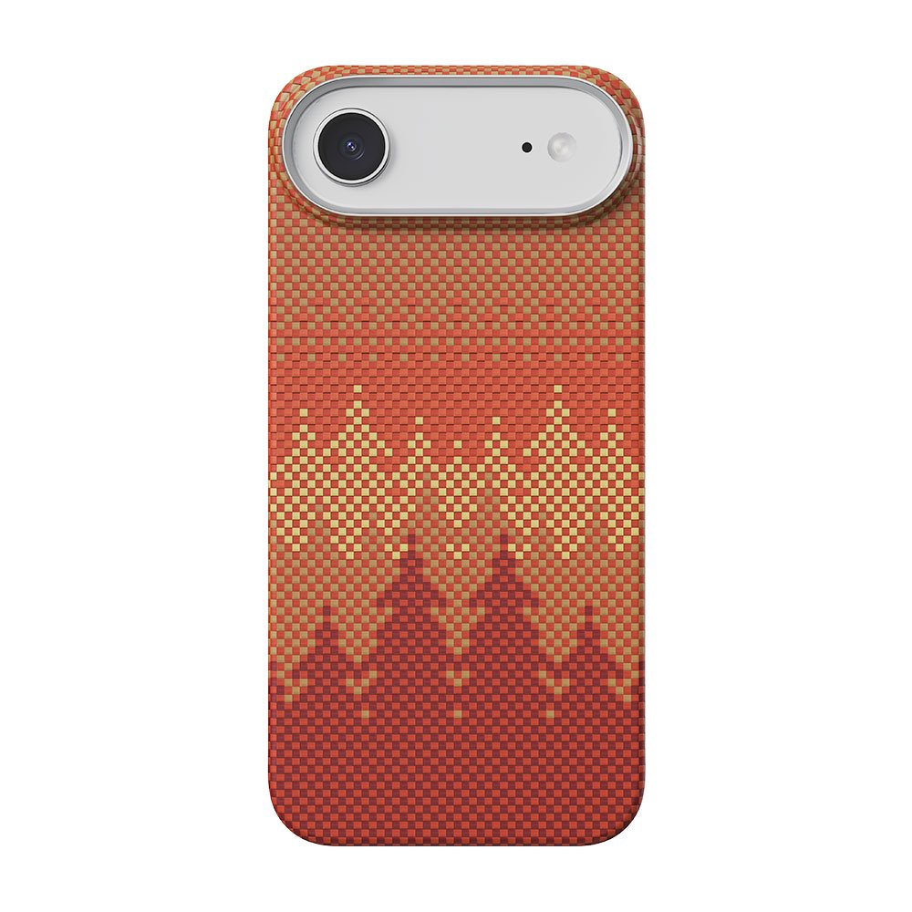 Comma kryt Woven Kevlar Magnetic Shockproof Case pre iPhone Air - Pinery Forest