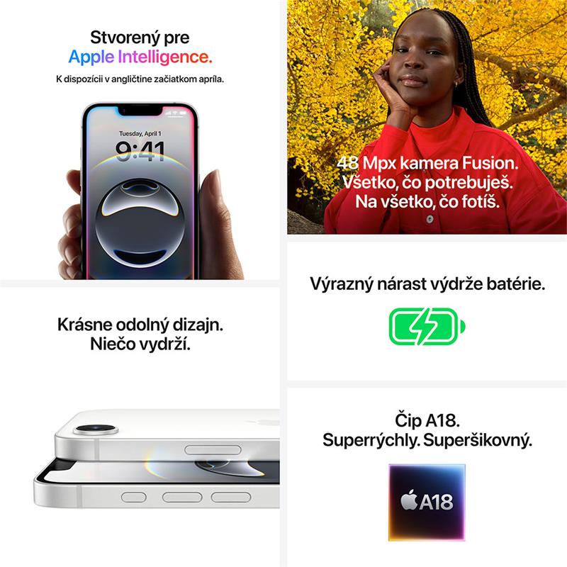 iPhone 16e 512GB Bílý *Třída A*