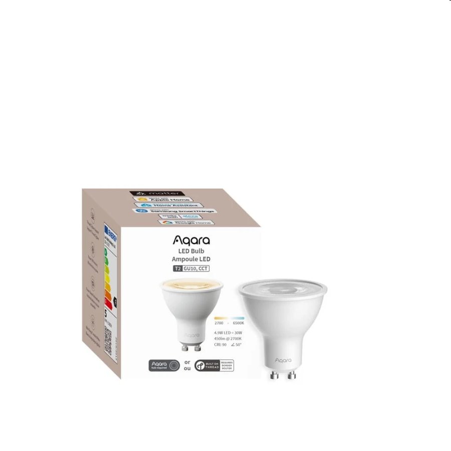 Aqara Smart Home LED žárovka T2 GU10 CCT - Zigbee a Thread