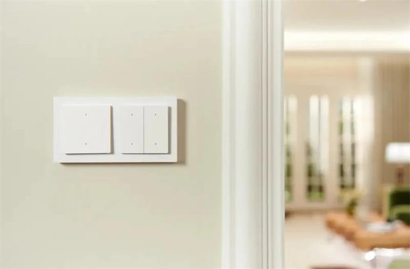 Aqara Smart Home Dvojvypínač (4x tl.,2 kanály) s 2x relé H2 EU - Zigbee a Thread