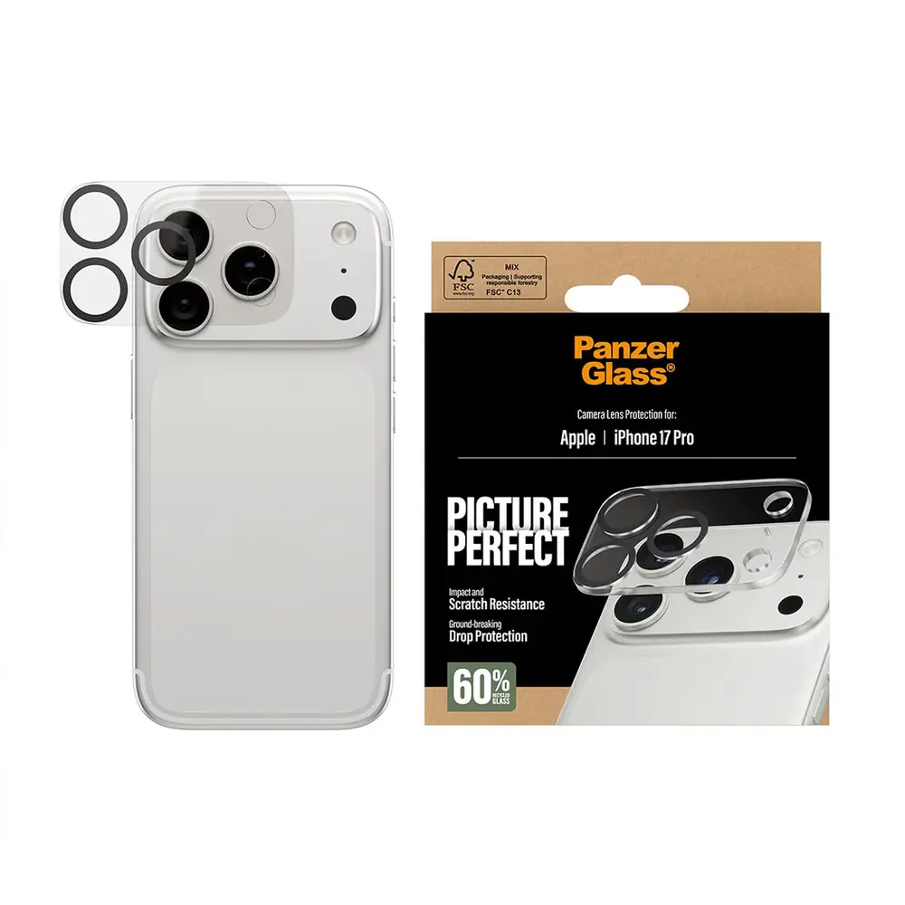 PanzerGlass ochranné sklo PicturePerfect pre iPhone 17 Pro - Clear