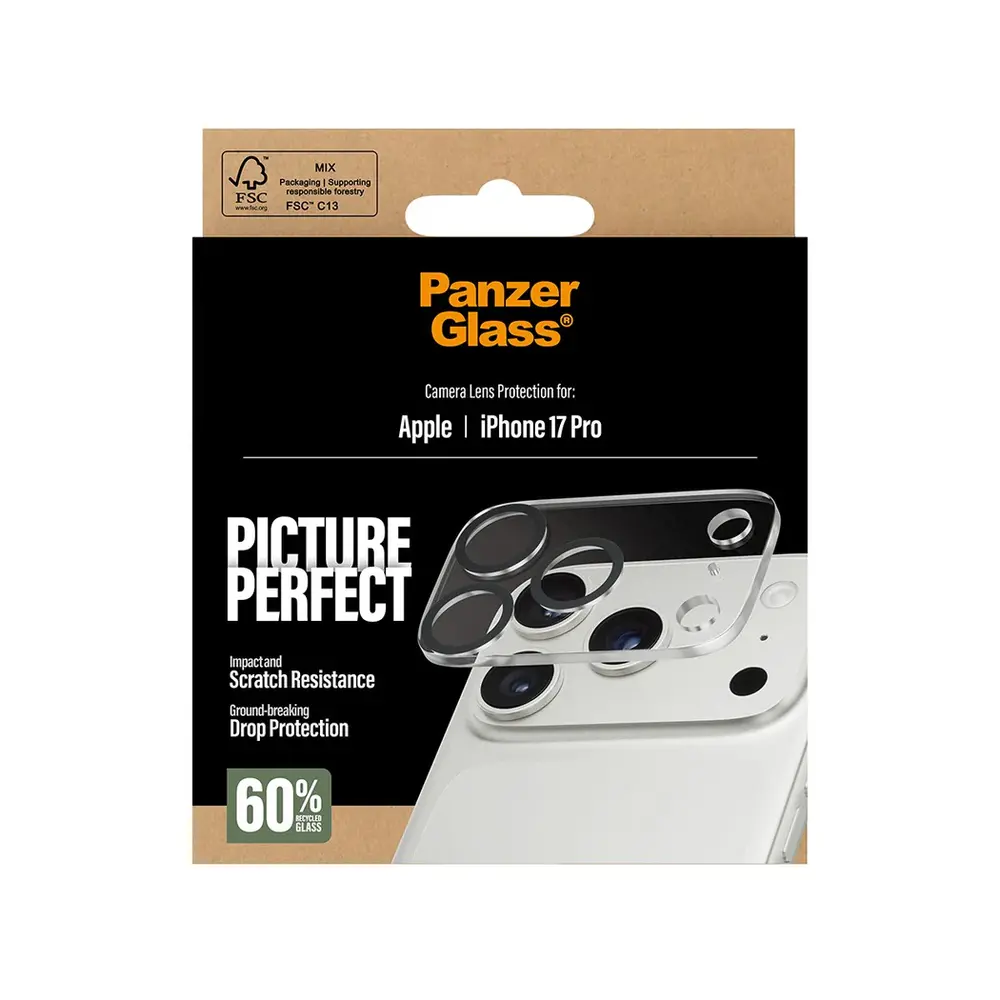 PanzerGlass ochranné sklo PicturePerfect pre iPhone 17 Pro - Clear