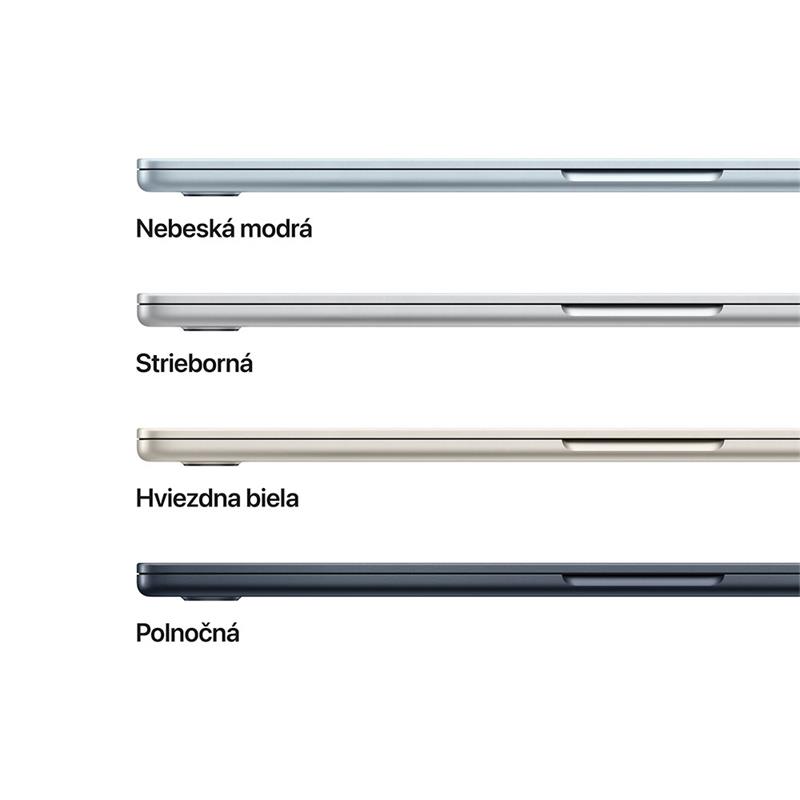 MacBook Air 15" Apple M4 10C CPU 10C GPU 16GB 512GB Polnočný SK *Poškodený obal*