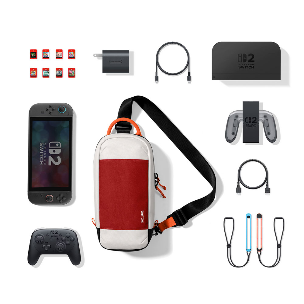 TomToc taška GameOn G49 Nintendo Switch 2 Sling Bag - Red