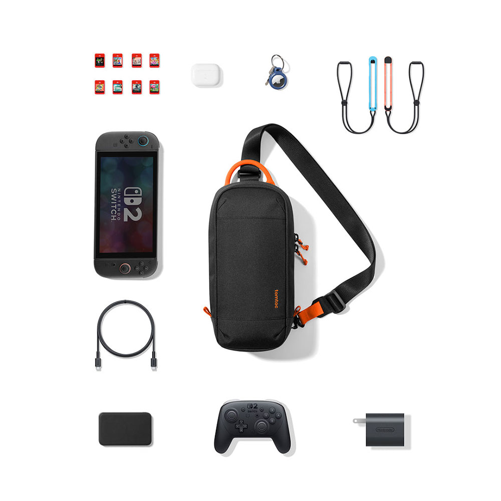 TomToc taška GameOn G49 Nintendo Switch 2 Sling Bag - Black
