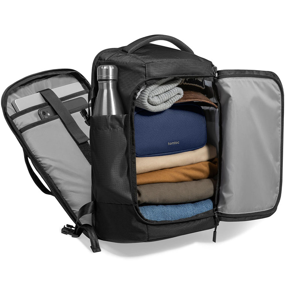 TomToc batoh Explorer T66 Laptop Backpack 28L - Black