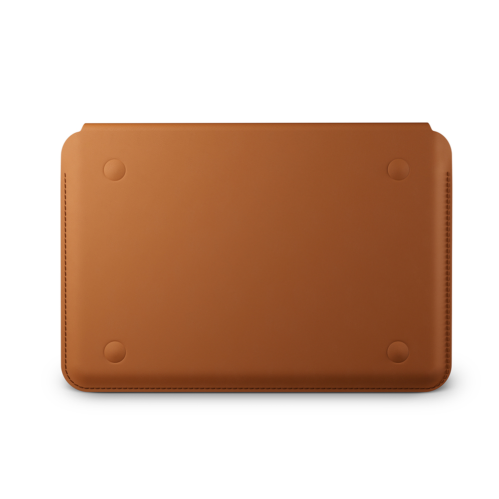 Epico Uni Leather Sleeve pro Macbook Air 13"/Pro 14" - Hnědá