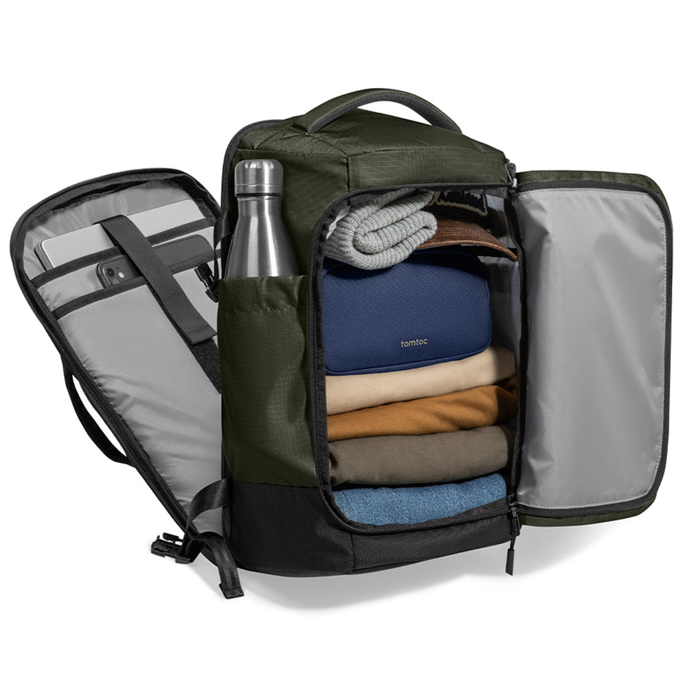 TomToc batoh T66 Travel Laptop Backpack 40L - Green