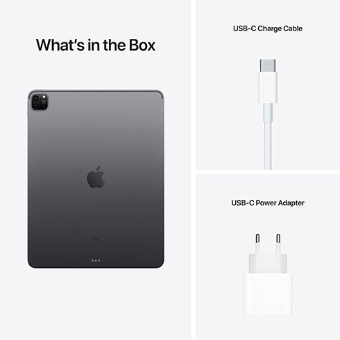iPad Pro 12.9" Wi-Fi 128GB Vesmírně šedý (2021) *Použitý s DPH – Třída A*