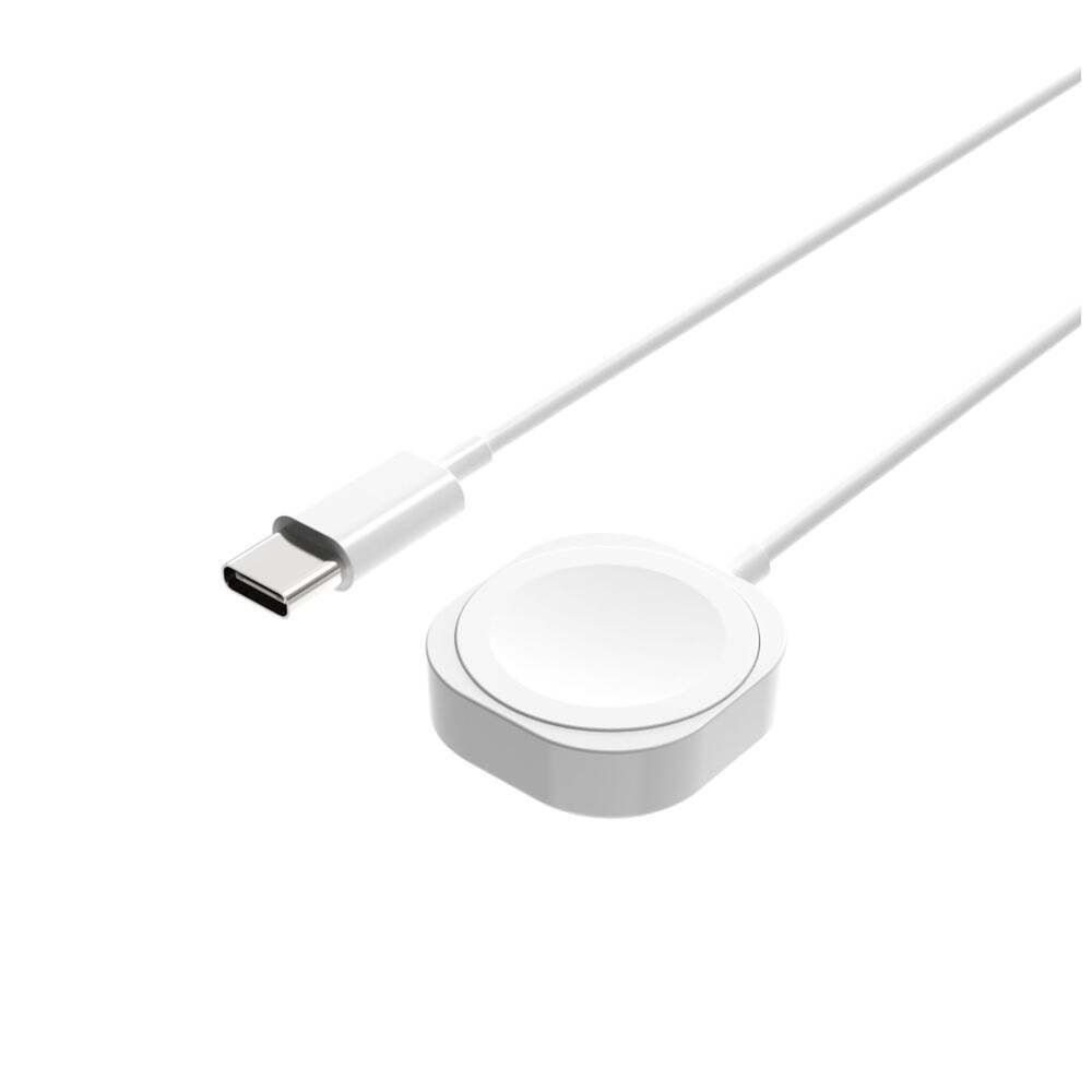 FIXED USB-C nabíjací kábel pre Apple Watch, biely