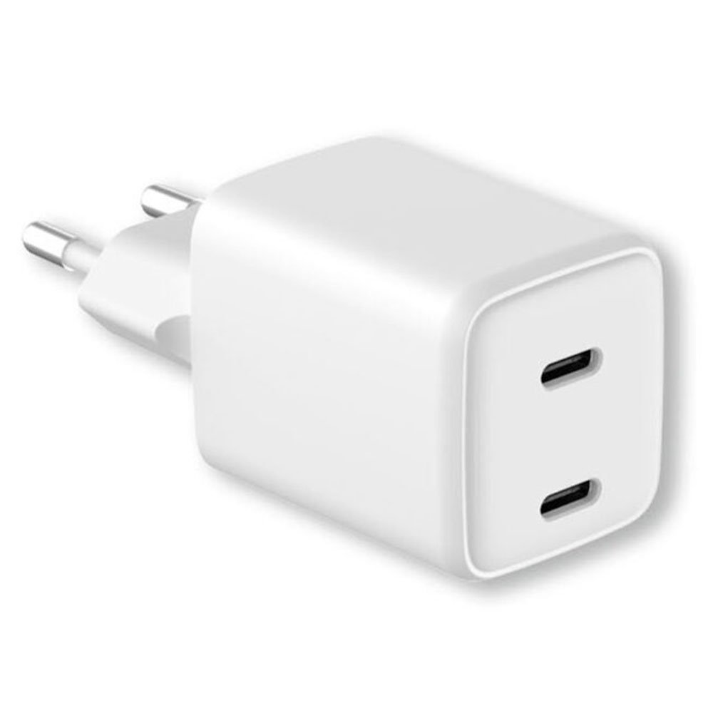 LMP USB-C GaN Dual Power Adapter 35W - White