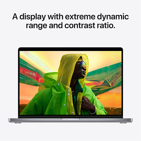 MacBook Pro 16" Apple M1 Pro 10C CPU 16C GPU 16GB 512GB kozmická sivá SK *Použitý s DPH - Trieda A*