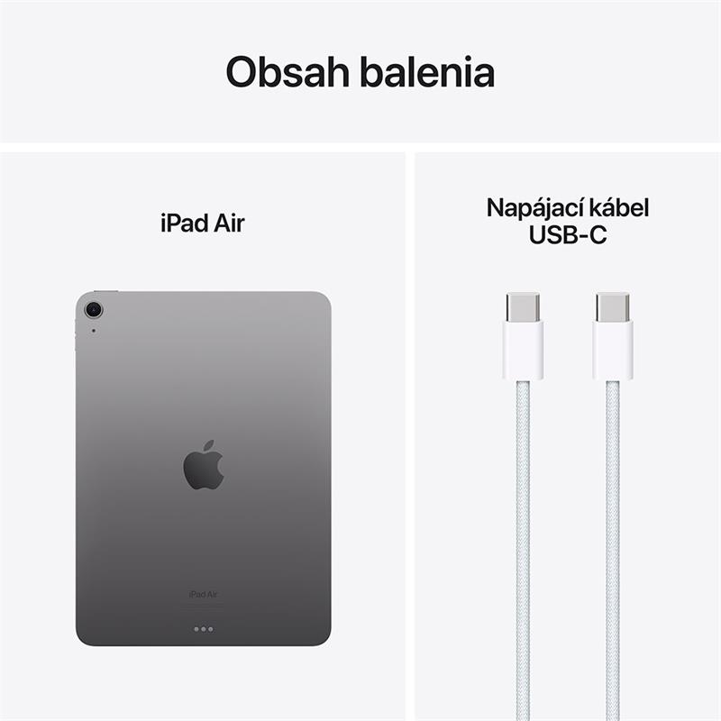 iPad Air 11" Wi-Fi 128GB Vesmírně šedý (2024) *Třída A*