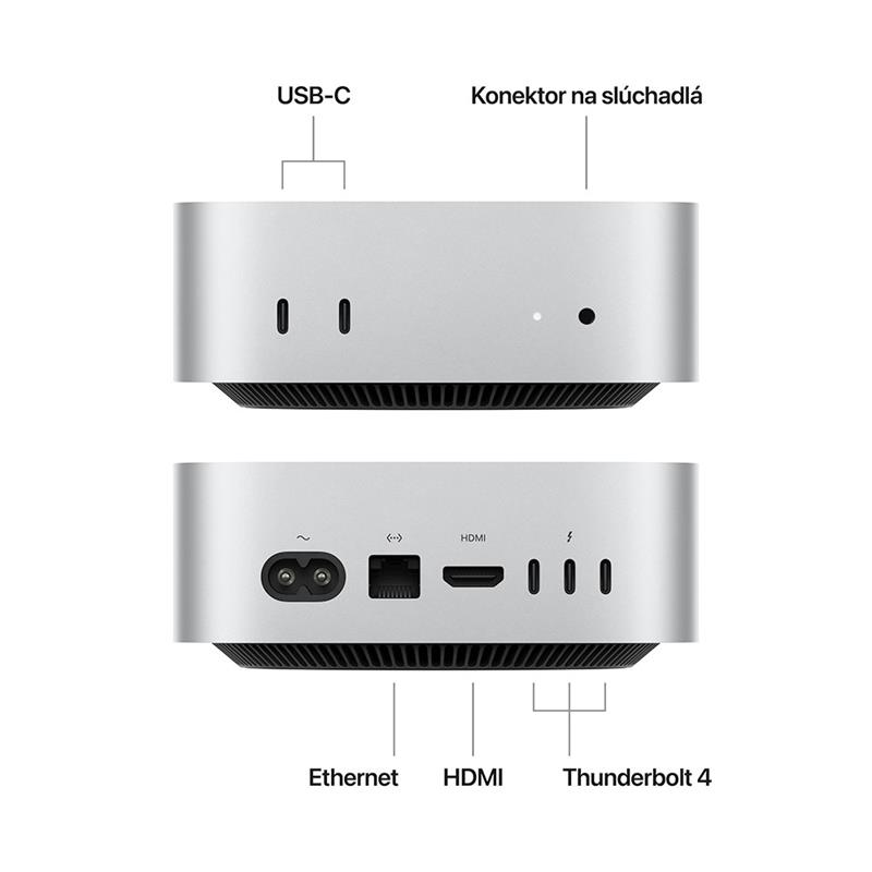 Mac mini Apple M4 10C CPU 10C GPU 16GB 512GB *Rozbalený*
