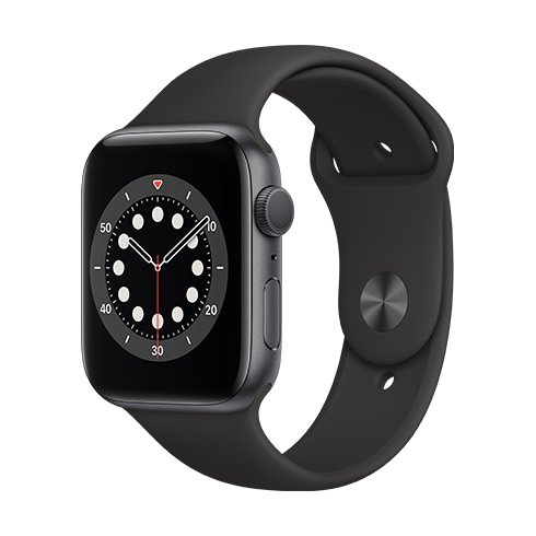Apple Watch Series 6 GPS 44mm Vesmírně šedý hliník *Třída B*
