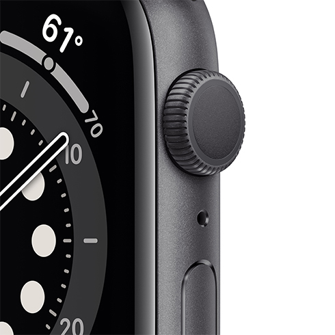 Apple Watch Series 6 GPS 44mm Vesmírně šedý hliník *Třída B*