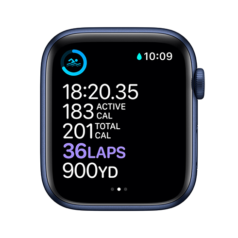 Apple Watch Series 6 GPS, 44mm Modrý hliník *Třída C*