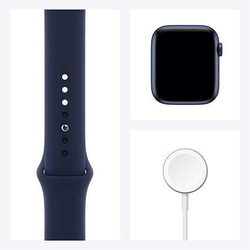 Apple Watch Series 6 GPS, 44mm Modrý hliník *Třída C*