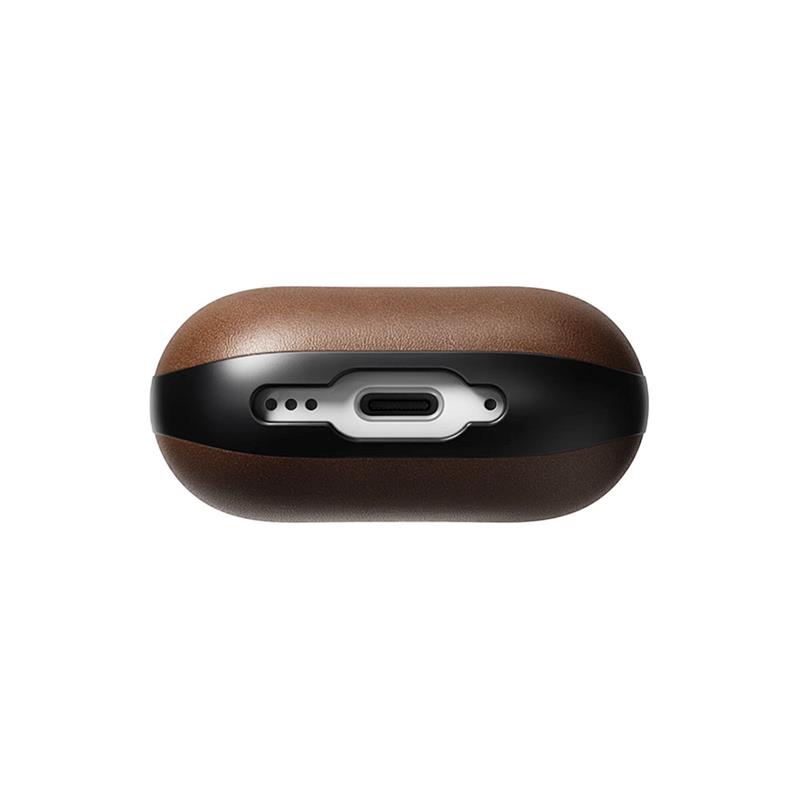 Nomad puzdro Leather Case pre Apple Airpods 4 - Brown