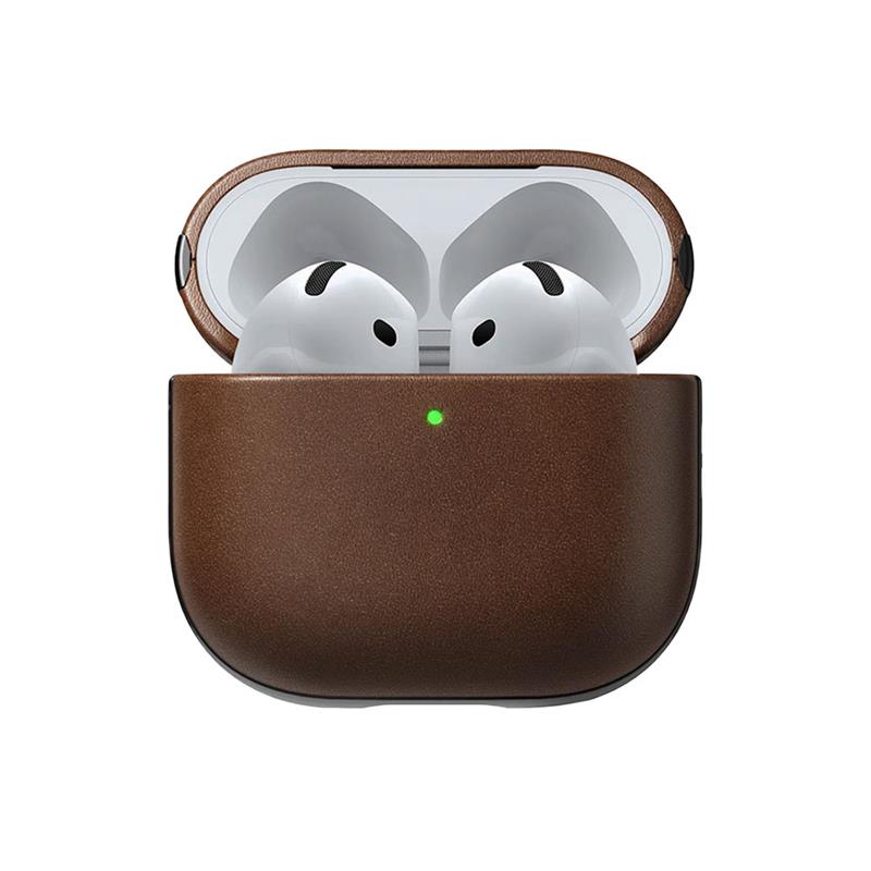 Nomad puzdro Leather Case pre Apple Airpods 4 - Brown