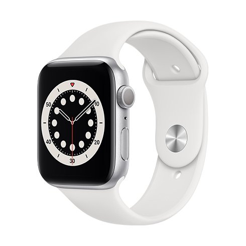 Apple Watch Series 6 GPS, 44mm Stříbrný hliník *Třída C*