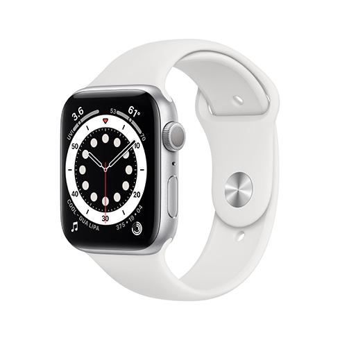 Apple Watch Series 6 GPS, 44mm Stříbrný hliník *Třída C*