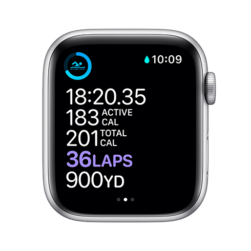 Apple Watch Series 6 GPS, 44mm Stříbrný hliník *Třída C*