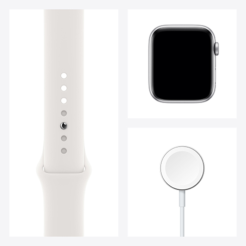 Apple Watch Series 6 GPS, 44mm Stříbrný hliník *Třída C*
