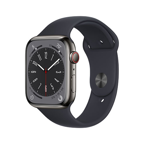 Apple Watch Series 8 GPS + Cellular 45mm Grafitově šedý nerez *Třída B*
