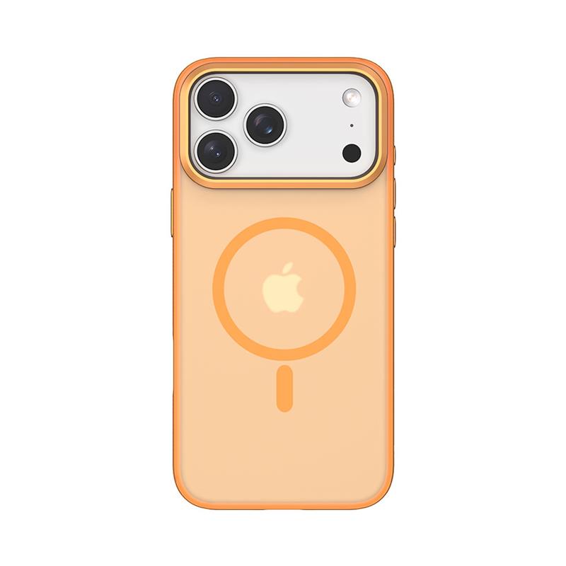 Comma kryt Joy Elegant Series Magnetic Case pre iPhone 17 Pro - Orange