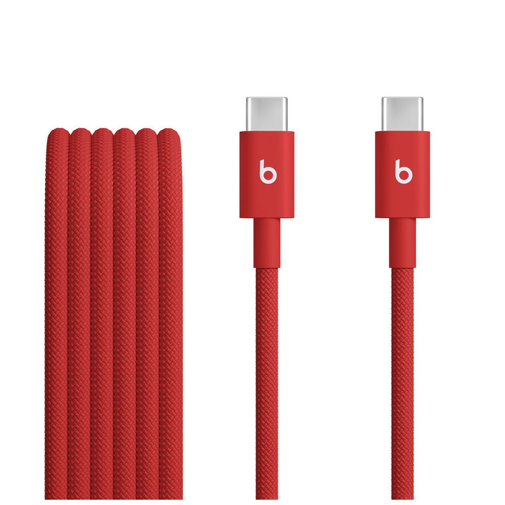 Apple Beats USB-C to USB-C Woven Cable (1.5 m) - Rapid Red *Rozbalený*