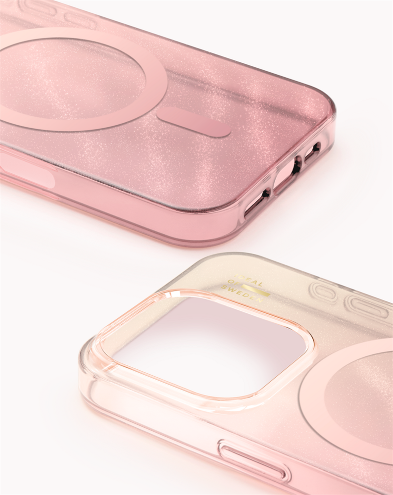 iDeal Fashion Clear Case MagSafe iPhone 16 Pro Rose Blush