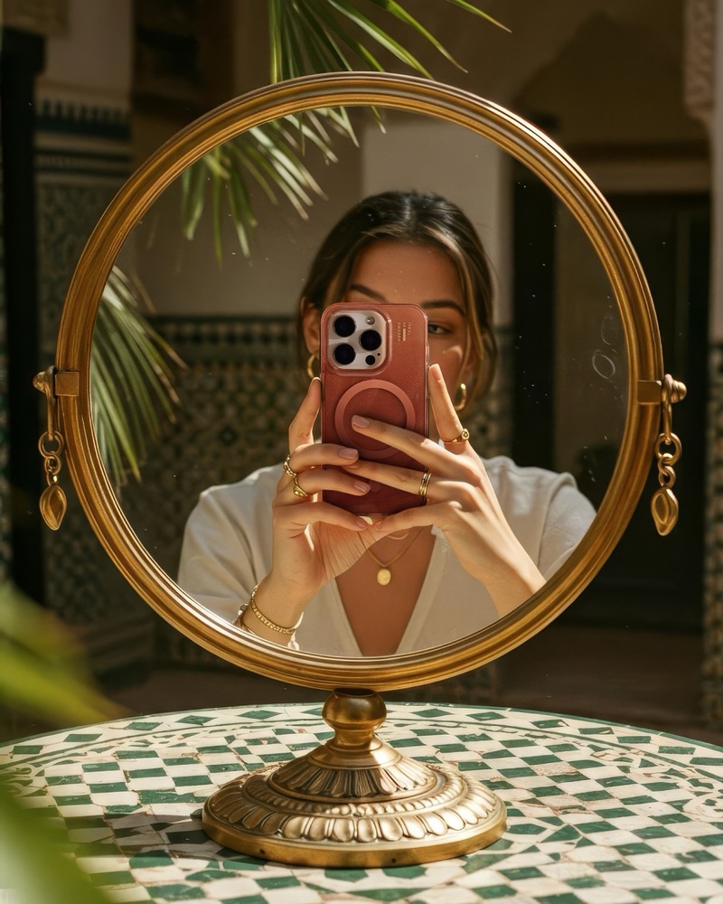 iDeal Fashion Clear Case MagSafe iPhone 16 Pro Mocha Mousse